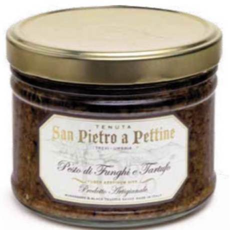 Black Truffle Sauce with Mixed Mushroom 90g - San Pietro a Pettine San Pietro a Pettine - Truffle & Mushrooms @Mercato Gourmet | Your Italian Gourmet Supermarket