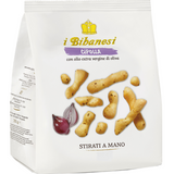 Hand Stretched Onion Flavoured Bibanesi 100g Mercato Gourmet - Snacks @Mercato Gourmet | Your Italian Gourmet Supermarket