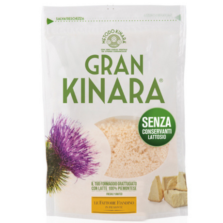 Gran Kinara Grattugiato (Vegetarian) 90g - Le Fattorie Fiandino Le Fattorie Fiandino - Cheese 90g @Mercato Gourmet | Your Italian Gourmet Supermarket