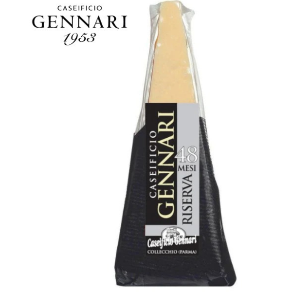 Parmigiano Reggiano 48 months 330g(±10%) - Gennari Casrificio Gennari - Cheese @Mercato Gourmet | Your Italian Gourmet Supermarket