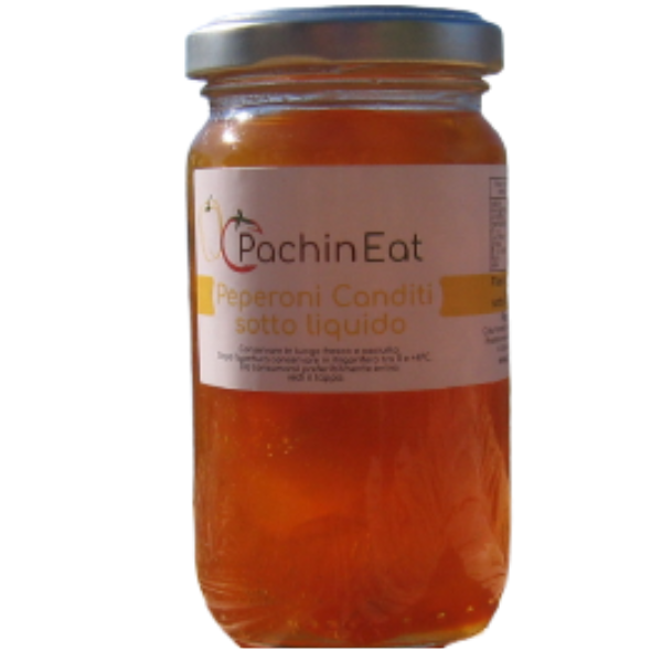 Candied Pepper in Syrup - PachinEat Mercato Gourmet Preserved Vegetables