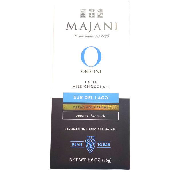 Gluten Free Milk Chocolate Bar 33% Sur del Lago - Majani Mercato Gourmet - Confectionery @Mercato Gourmet | Your Italian Gourmet Supermarket