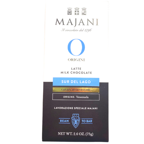 Gluten Free Milk Chocolate Bar 33% Sur del Lago - Majani Mercato Gourmet - Confectionery @Mercato Gourmet | Your Italian Gourmet Supermarket