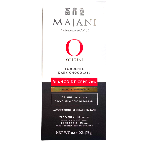 Gluten Free Extra Dark Choco Bar 78% Blanco De Cepe - Majani Mercato Gourmet - Confectionery @Mercato Gourmet | Your Italian Gourmet Supermarket