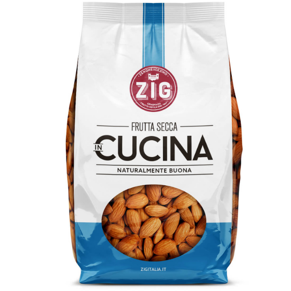 Shelled Almonds 200g - ZIG ZIG - Dried Fruits & Nuts @Mercato Gourmet | Your Italian Gourmet Supermarket