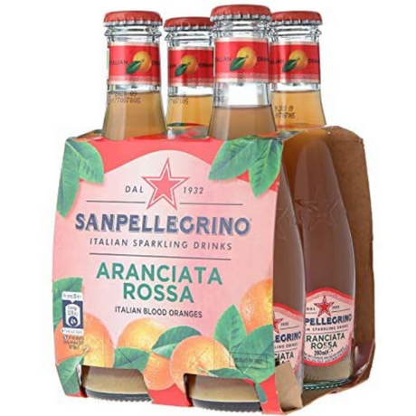 Blood Orange Sparkling Drinks - Sanpellegrino (4 Bottles Pack) Sanpellegrino - Soft Drinks @Mercato Gourmet | Your Italian Gourmet Supermarket