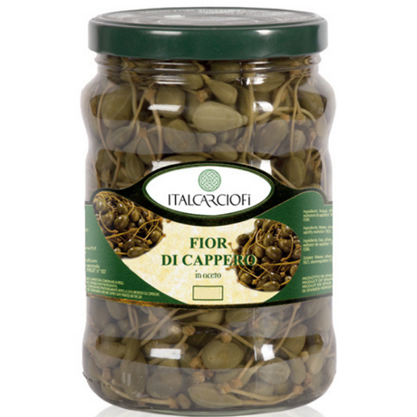 Caper Berries in Vinegar 720ml - Italcarciofi Italcarciofi - Preserved Vegetables @Mercato Gourmet | Your Italian Gourmet Supermarket