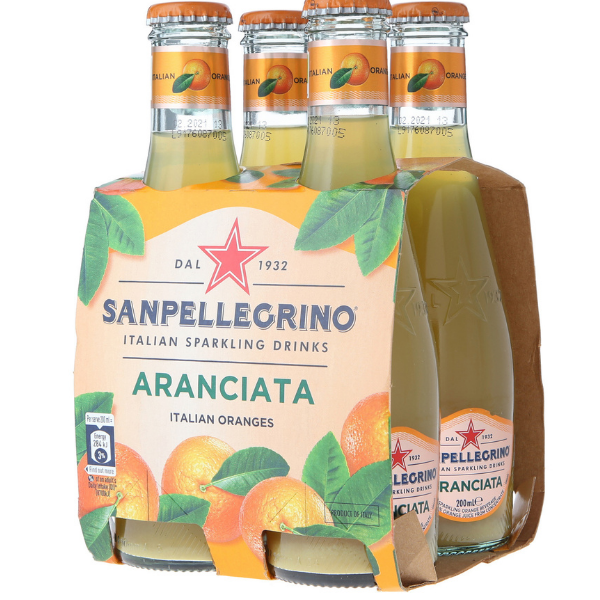 Orange Sparkling Drinks - Sanpellegrino (4 Bottles Pack) Mercato Gourmet - Soft Drinks @Mercato Gourmet | Your Italian Gourmet Supermarket