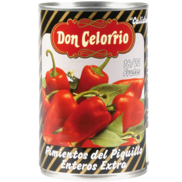 Red Piquillo Pepper in Tin 350g - Don Celorrio Don Celorrio - Preserved Vegetables @Mercato Gourmet | Your Italian Gourmet Supermarket