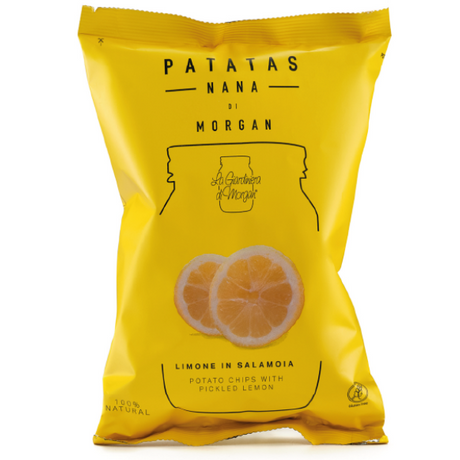 Lemon Potato Chips 100g - Patatas Nana Patatas Nana - Chips 100g @Mercato Gourmet | Your Italian Gourmet Supermarket