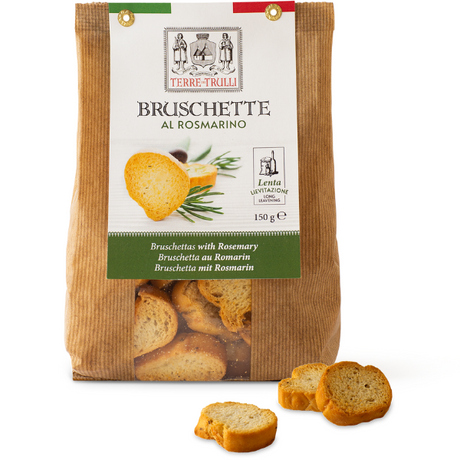 Bruschettas with Rosemary - Terre dei Trulli Terre dei Trulli - Snacks 150g @Mercato Gourmet | Your Italian Gourmet Supermarket