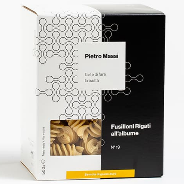 Egg White Fusilloni Rigati - Pietro Massi Pietro Massi - Dried Pasta @Mercato Gourmet | Your Italian Gourmet Supermarket