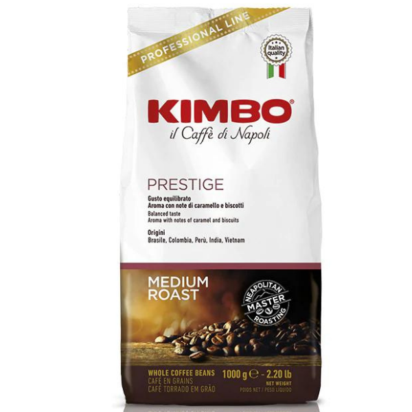 PRESTIGE COFFEE BEAN 1KG - KIMBO KIMBO - Coffee & Tea 1kg @Mercato Gourmet | Your Italian Gourmet Supermarket