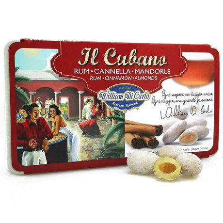 Rum, Cinnamon and Almonds Flavoured Confetti in Tin - William di Carlo Mercato Gourmet - Confectionery @Mercato Gourmet | Your Italian Gourmet Supermarket